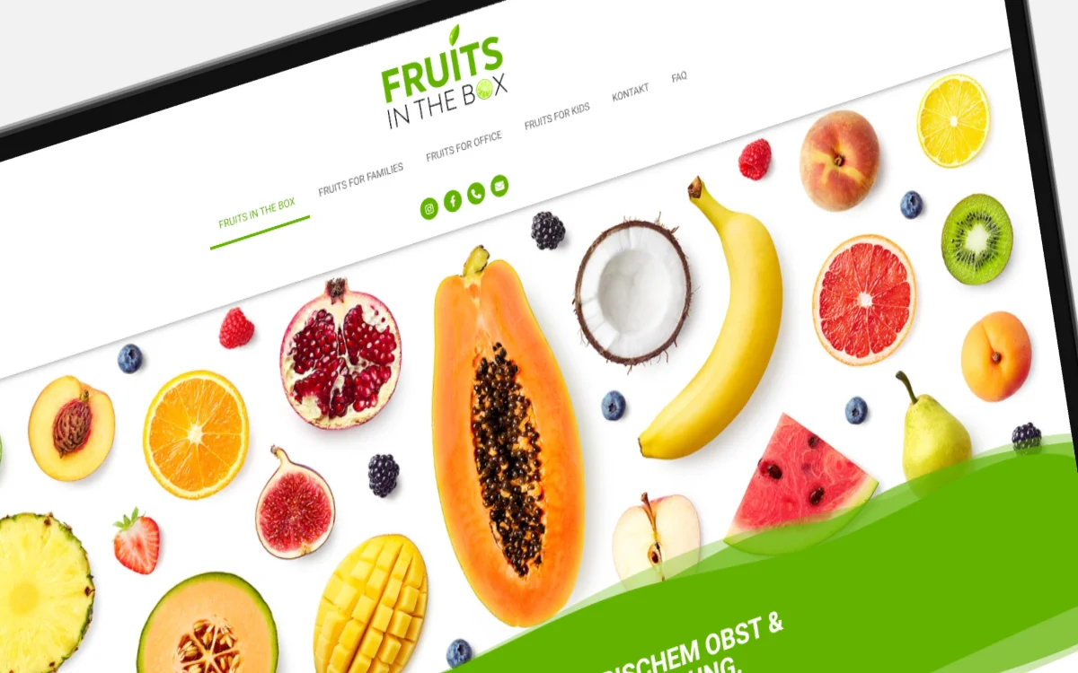 Fruits in the Box Website