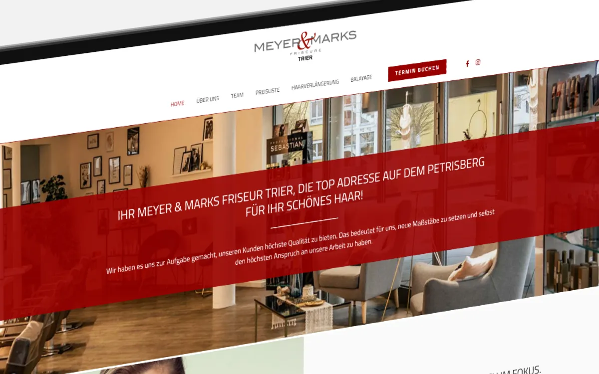 Meyer & Marks Friseure Trier Website