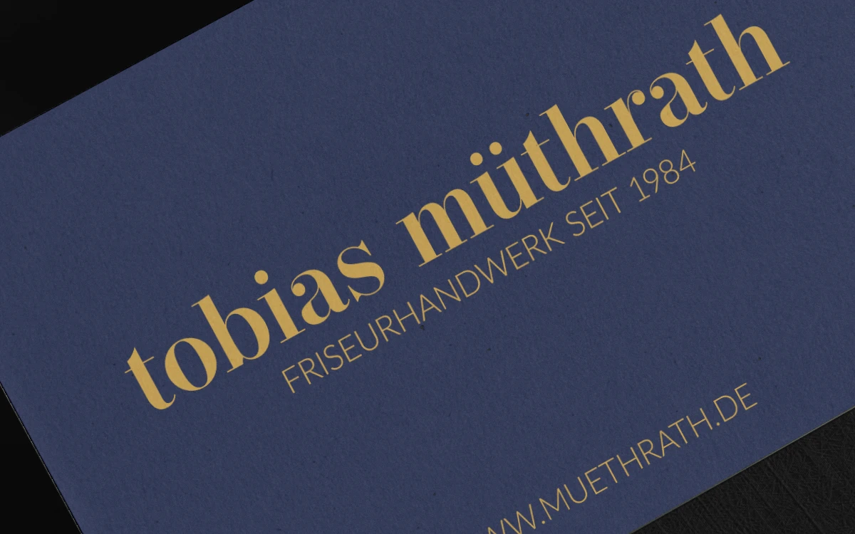 Tobias Müthrath Corporate Design