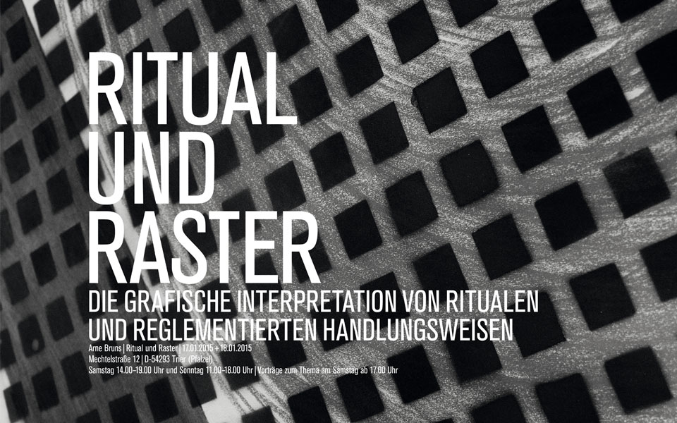 Ritual und Raster Exponate